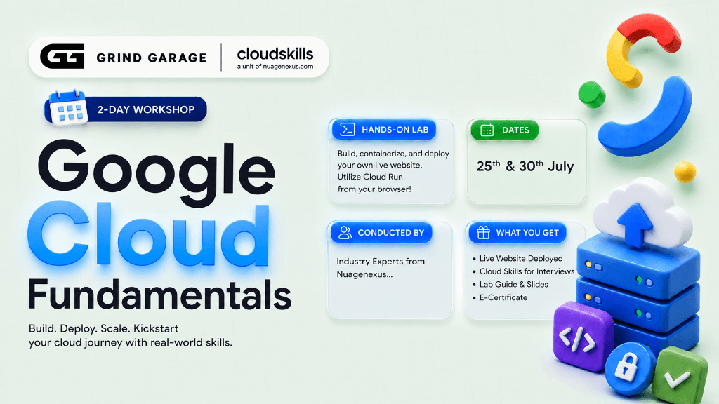 Google Cloud Fundamentals Workshop